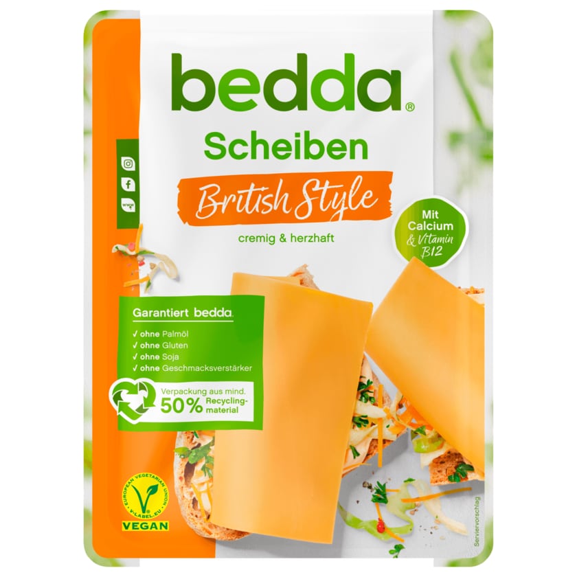 Bedda Scheiben Schedda vegan 150g